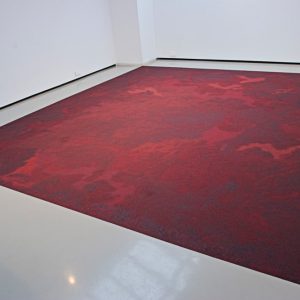 Untitled (Blood dust), 2010, blood, dimensions variable