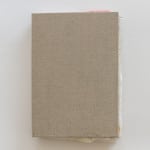 a recollection, 2014, portrait linen, bookboard, antique linens, (each) 37 x 27 x 6cm