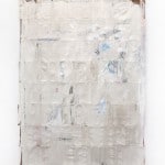 Canvas I, 2016, canvas, linen, plaster, paint, colouring pencil, 205 x 150cm